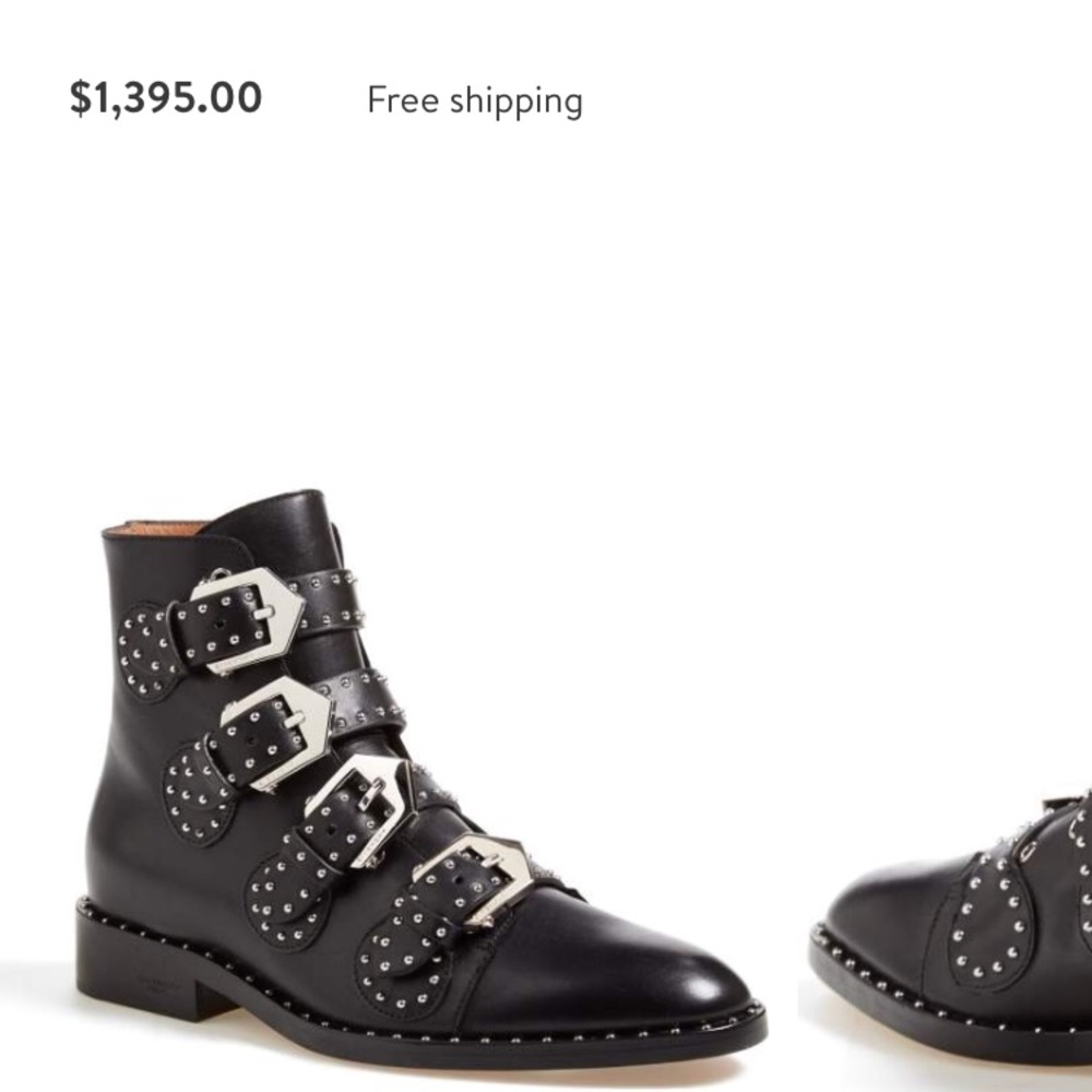 100% Authentic Givenchy Prue Studded Boots NWOT